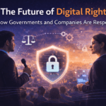 Digital rights privacy illustration
