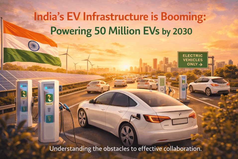 Rapid expansion of EV charging networks across India, powering 50M+ vehicles by 2030